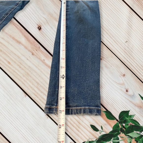 Blue Spice mid rise Jeans straight Sz 3 - Picture 6 of 12